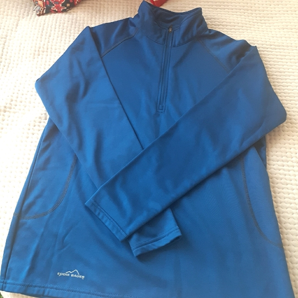 NWOT Eddie Bauer Half Zip Pullover | XL | Royal